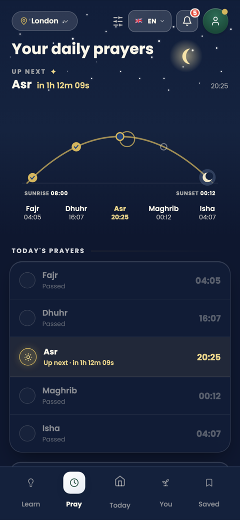 Balum Pray screen